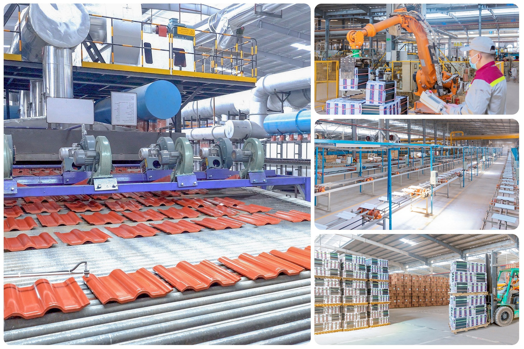 Dây chuyền sản xuất hiện đại bật nhất