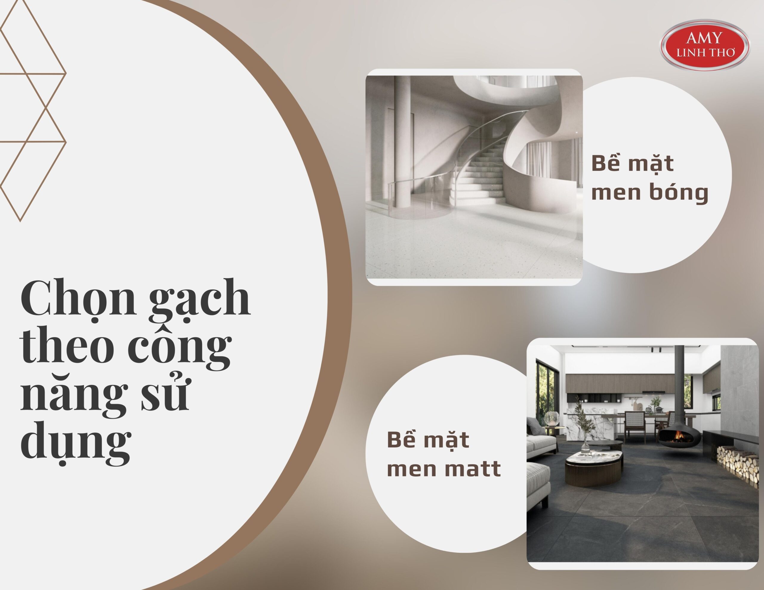 Chọn gạch theo công năng sử dụng