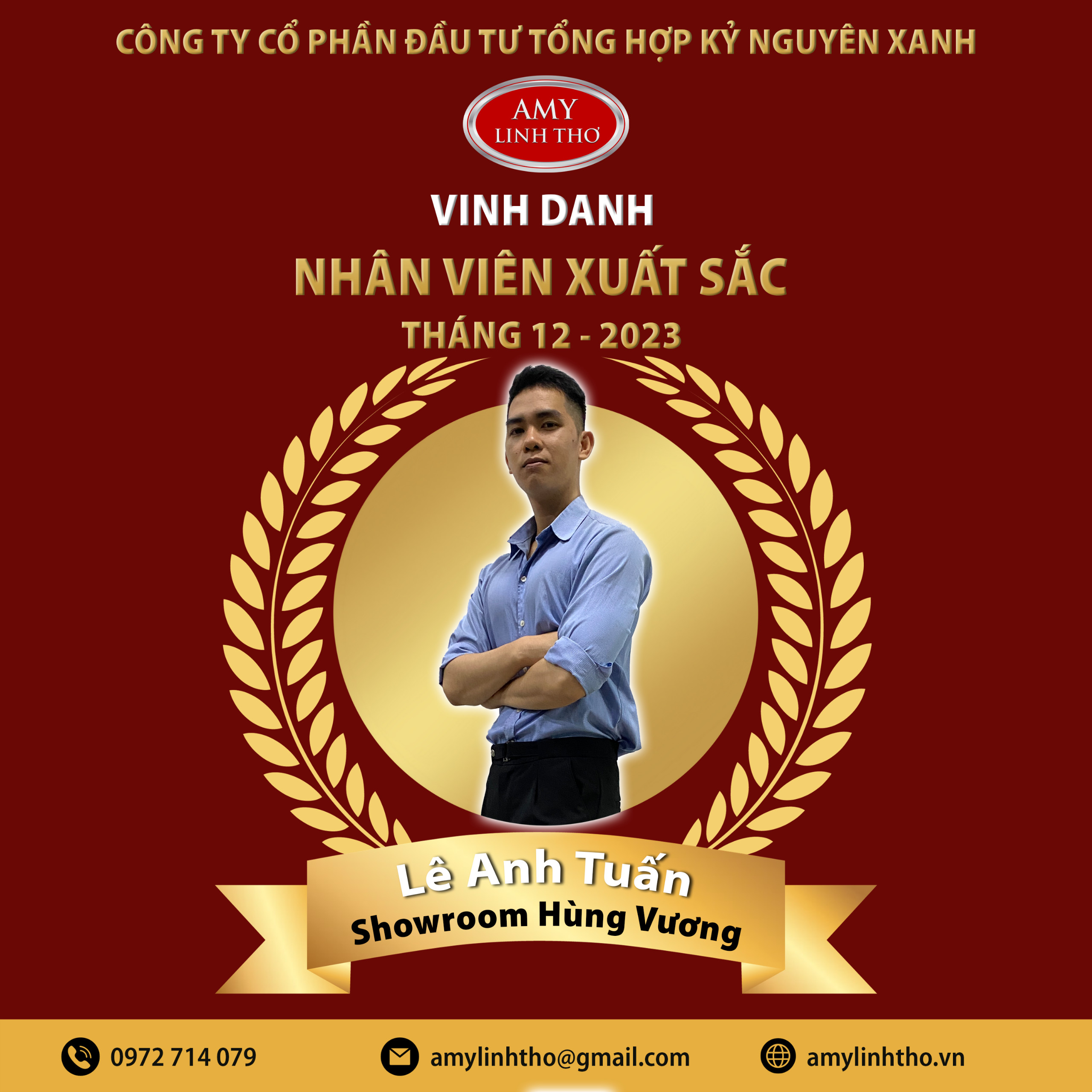 Lê Anh Tuấn - Nhân viên xuất sắc tháng 12