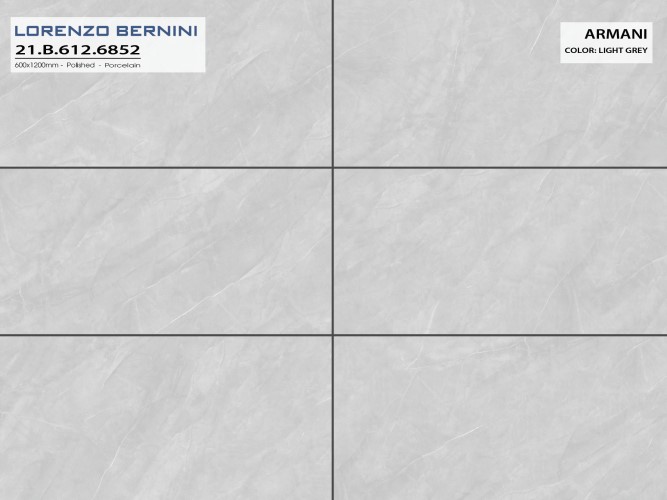 Gạch ốp lát Amygres 6852 với xương porcelain, kích thước 60x60, bề mặt Mài bóng rất phù hợp để ốp tường và chân cầu thang